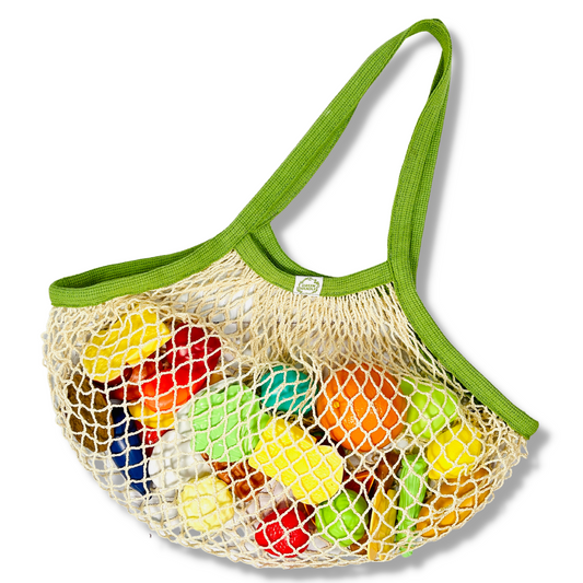 Green Handle US - Reusable Cotton Mesh Grocery Shopping Bag